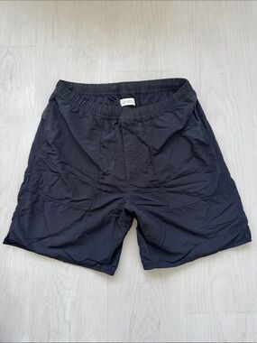 Saturdays New York City Men's Black Performance Elastic-Waist Shorts